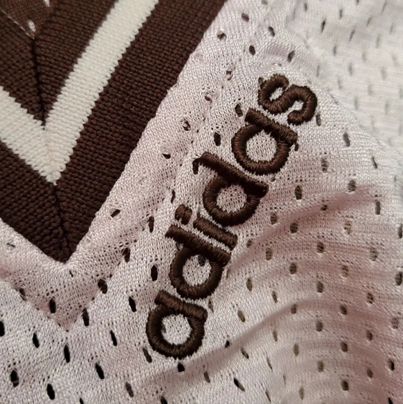 Adidas basketball 🏀 women's vest brown pink S 10 uk 2004 - Picture 7 of 8